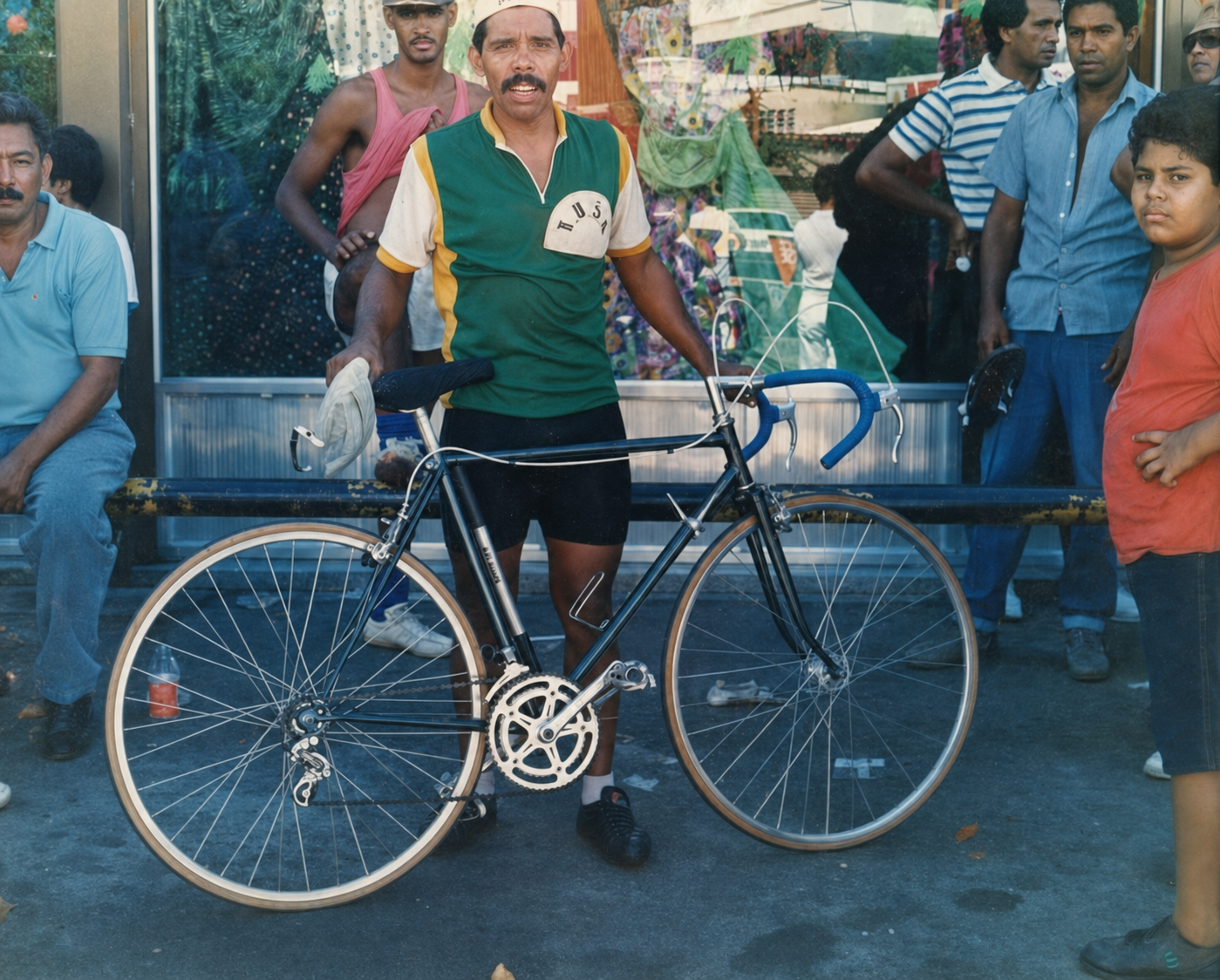 Ciclista en ruta